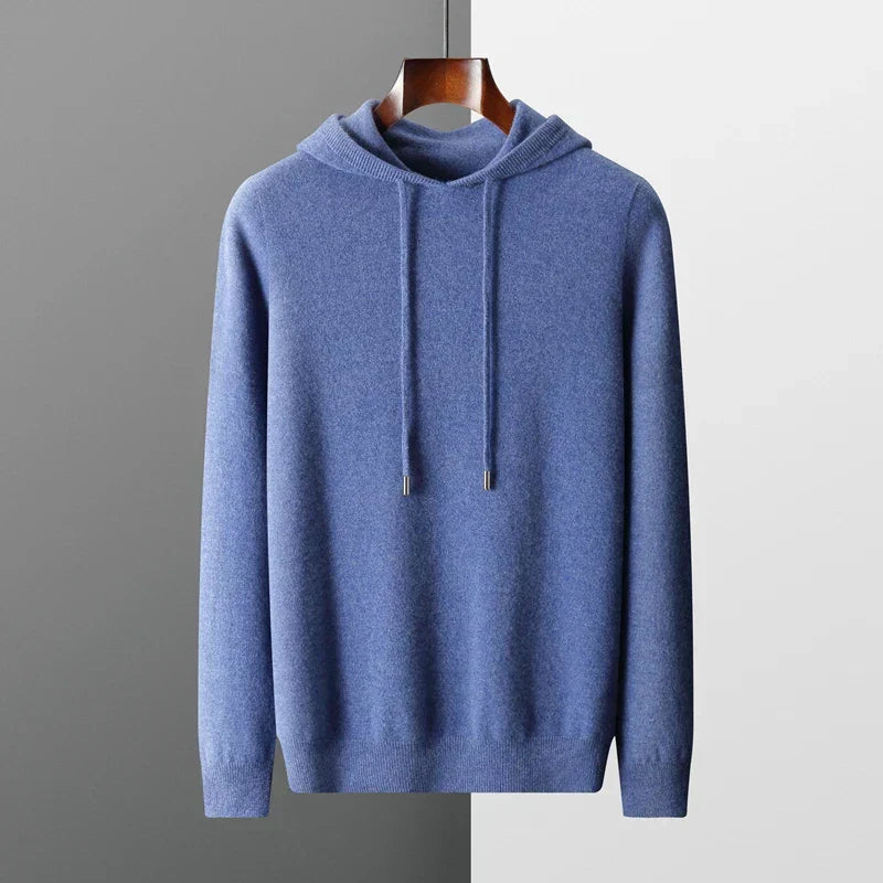 Cozy Merino Wool Hoodie: Elegant Comfort for Chilly Days