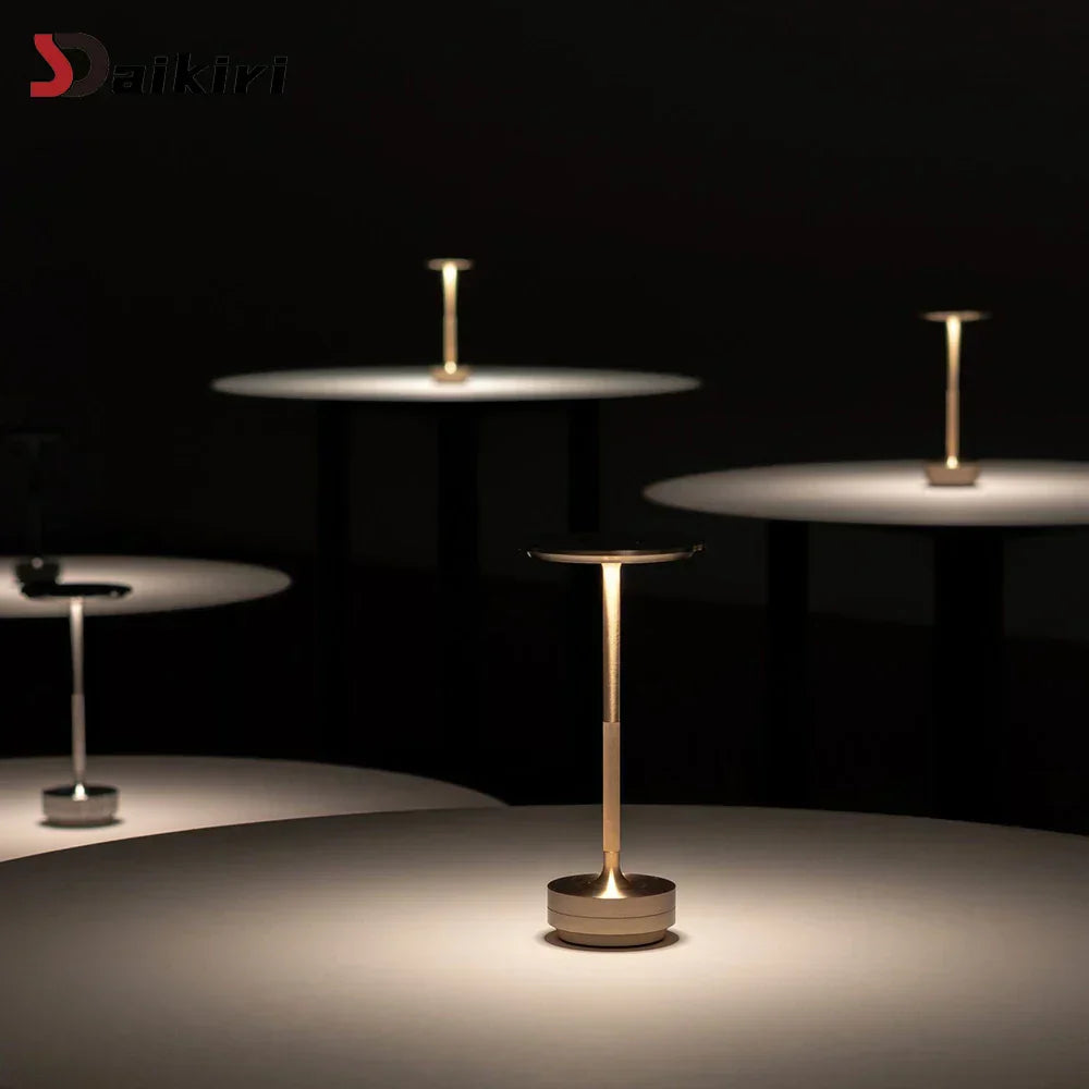 Sleek Touch-Controlled Rechargeable LED Table Lamp