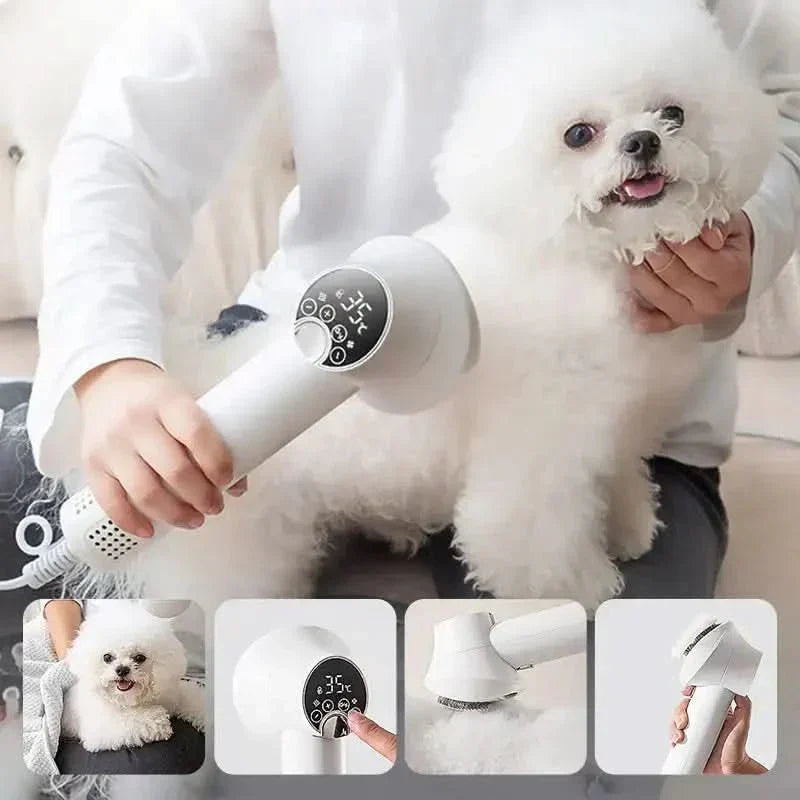 GentlePaw Grooming Dryer: Effortless Drying and Brushing for Happy Pets