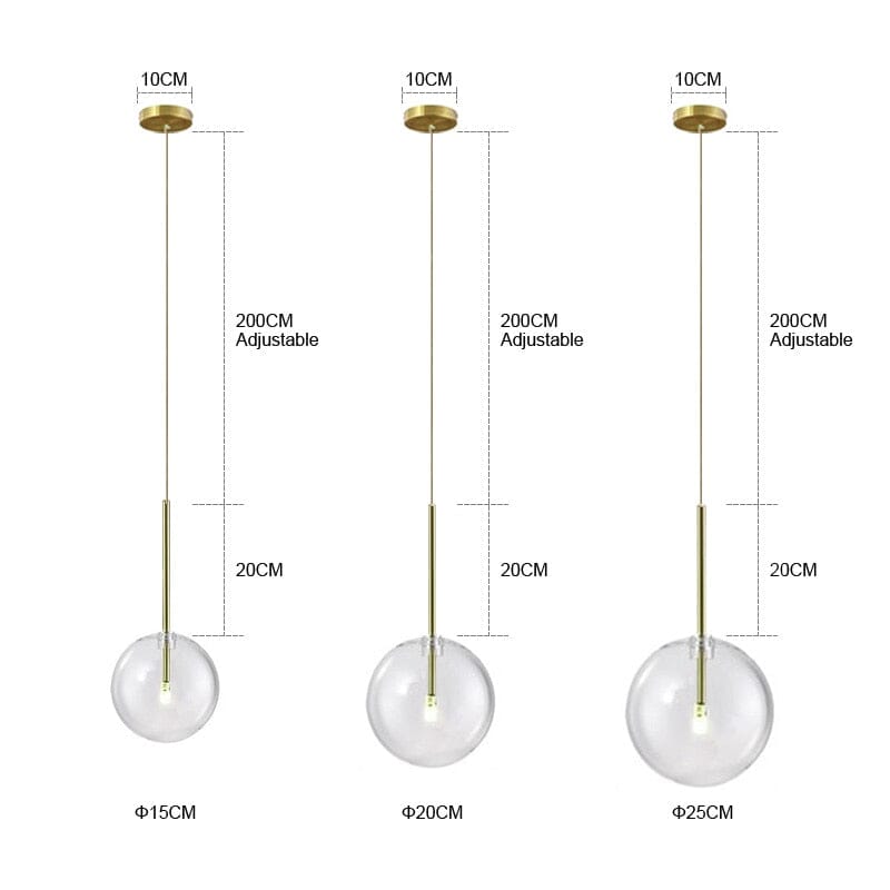 Nordic Glow Glass Pendant Light for Modern Living