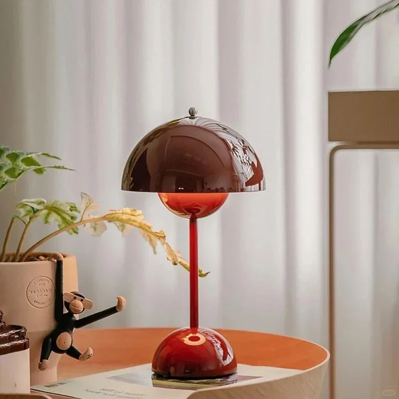 Rechargeable Touch-Control LED Table Lamp with Modern Design