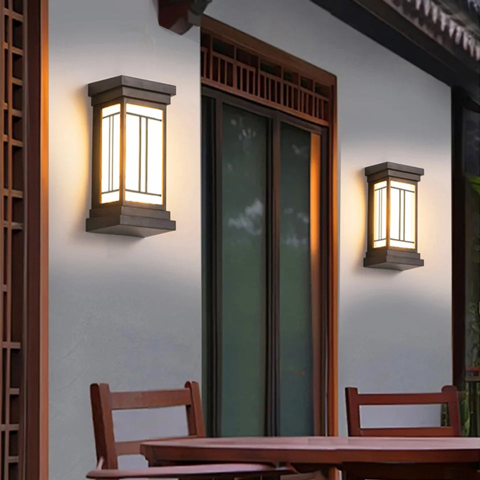 Smart Motion-Activated Outdoor Wall Lamp – Weatherproof & Efficient
