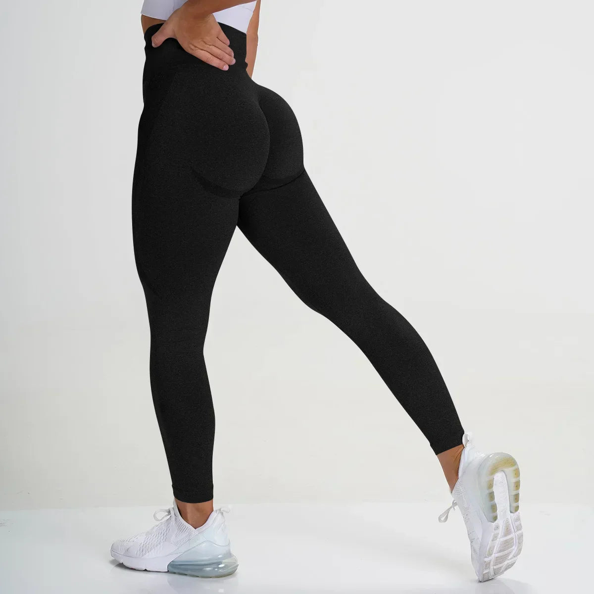 Elevate Your Workout with Seamless High-Rise Leggings