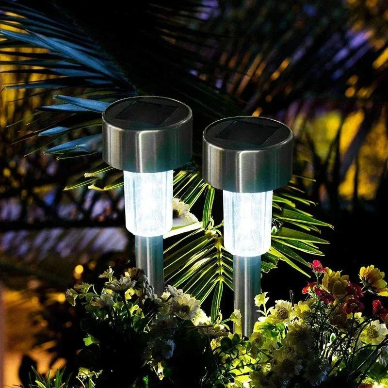 Solar-Powered Outdoor LED Lantern with Smart Light Sensor