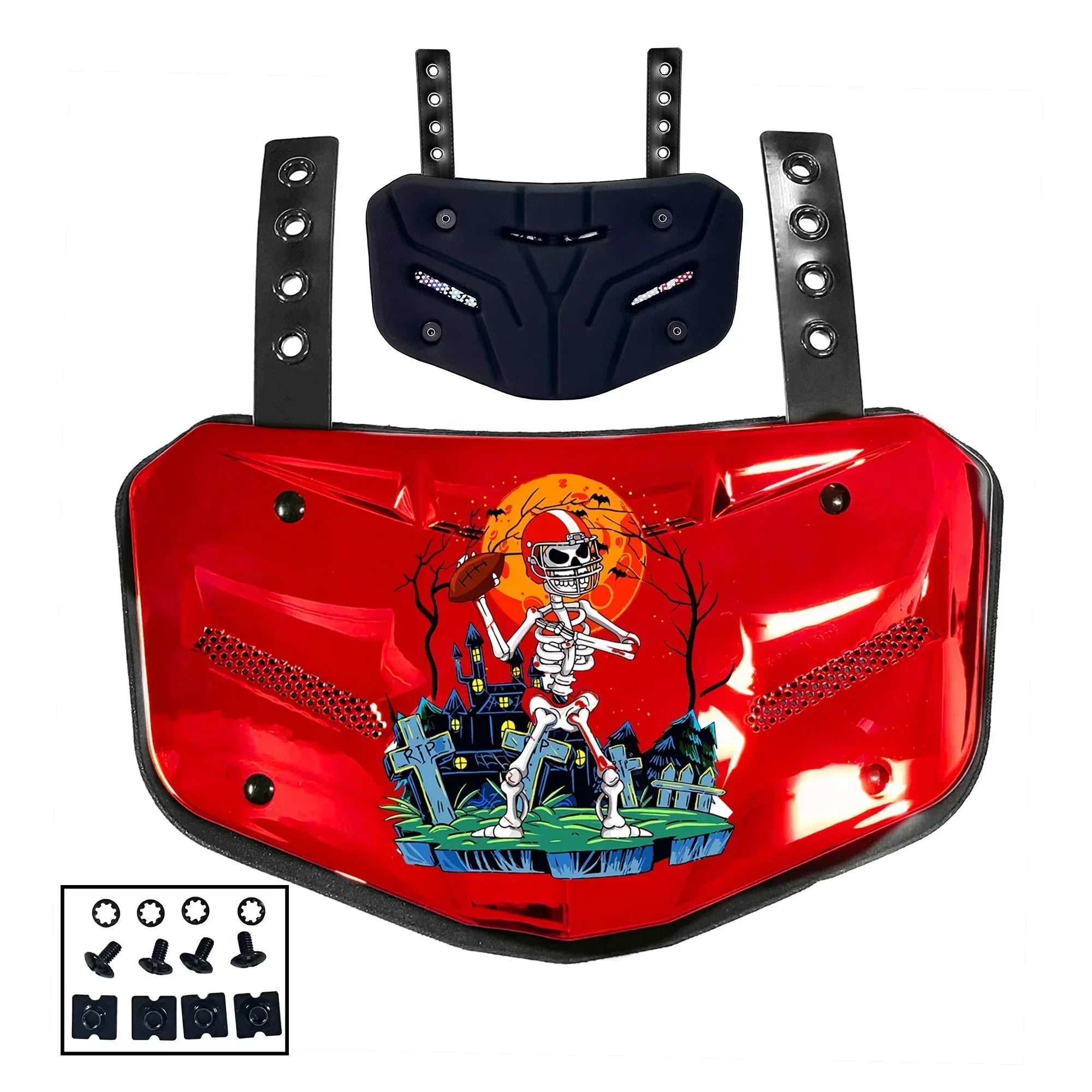 Ultimate Back Guard for Football with Impact Absorption and Airflow
