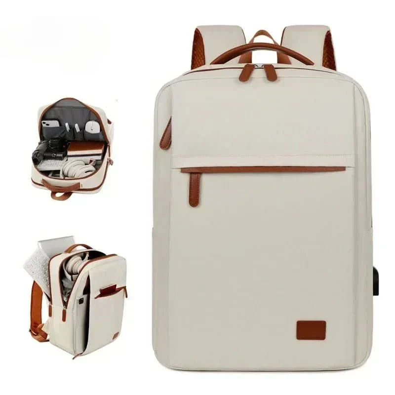 Versatile Backpack with Laptop Sleeve and USB Charging Port