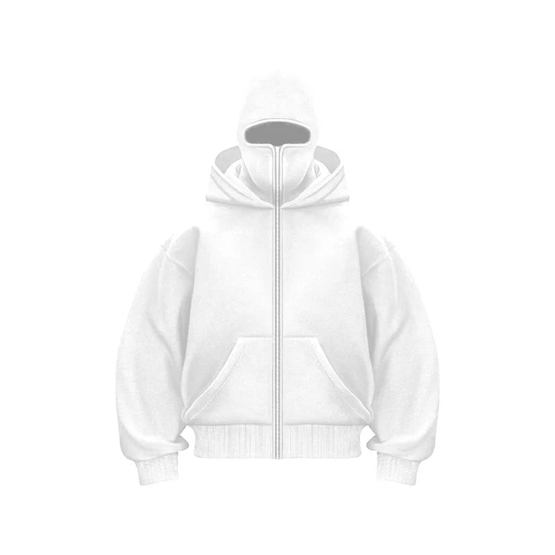 Oversized Hoodie | Dual-Layer Hood | Winter Warmth Protection | Cotton-Blend