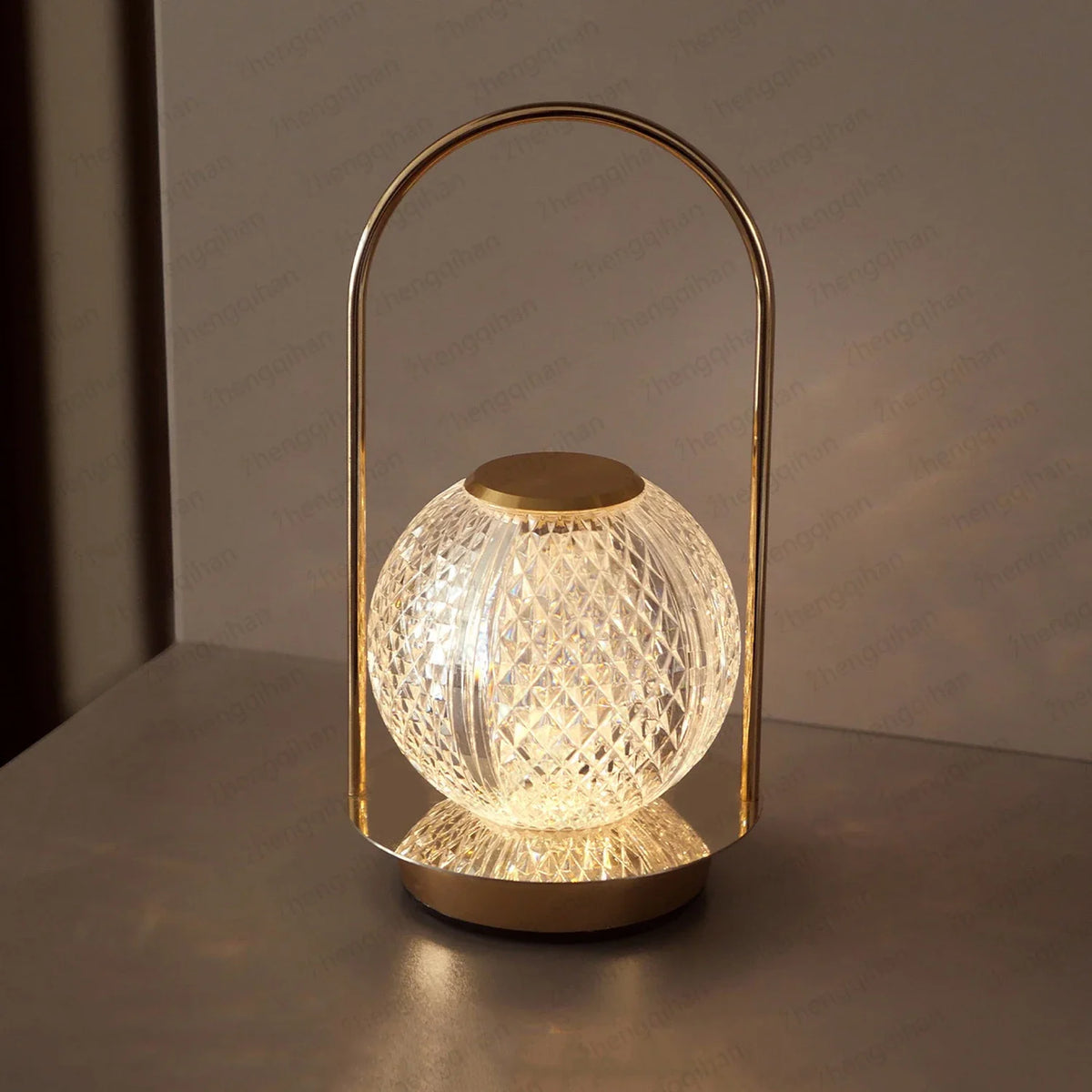 Rechargeable Touch-Control LED Crystal Lamp for Any Space