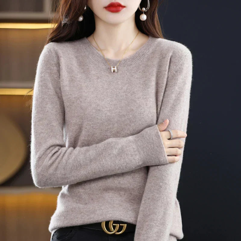 LuxeCashmere Women's Pure Merino Wool Sweater Collection