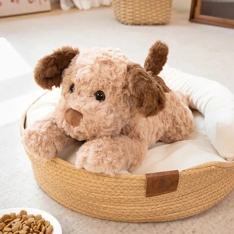 SnuggleBuddy Soft Plush Dog Pillow for Kids - Perfect for Comfort