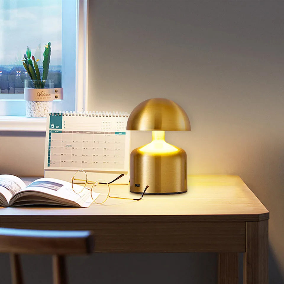 Versatile Touch-Control LED Night Lamp with 3 Color Settings