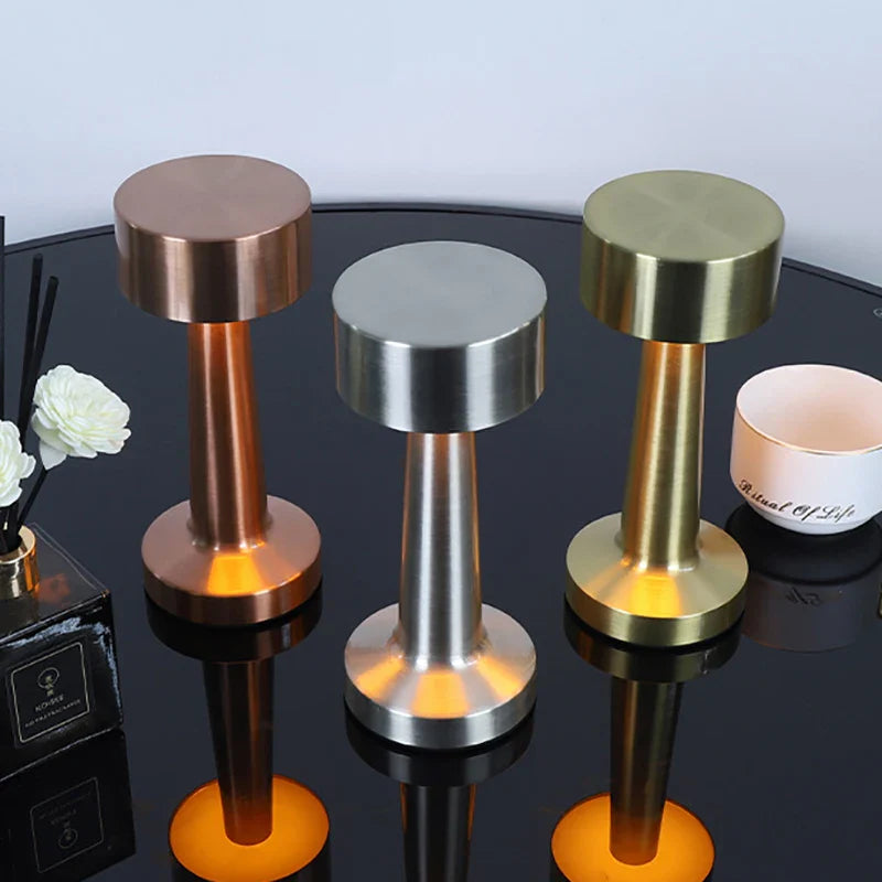 Portable LED Touch Lamp with USB Charging for Stylish Spaces