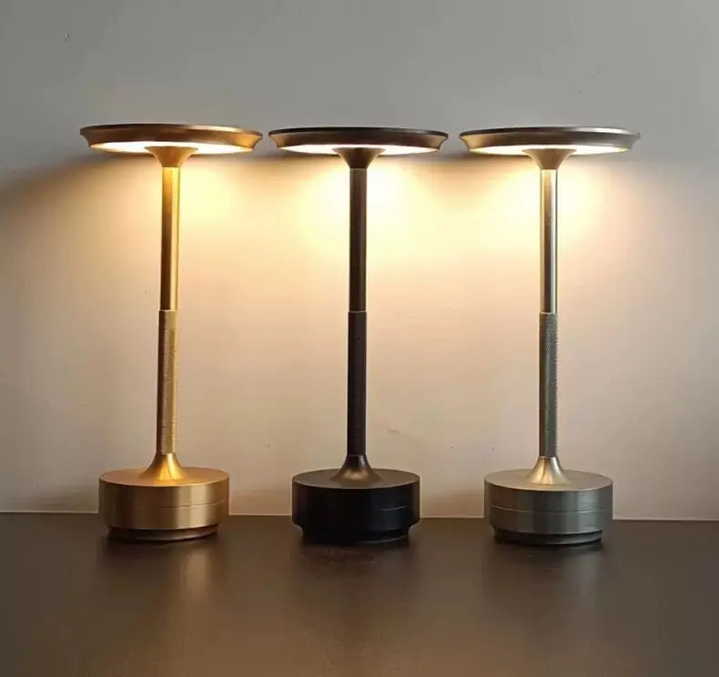 Sleek Touch-Controlled Rechargeable LED Table Lamp