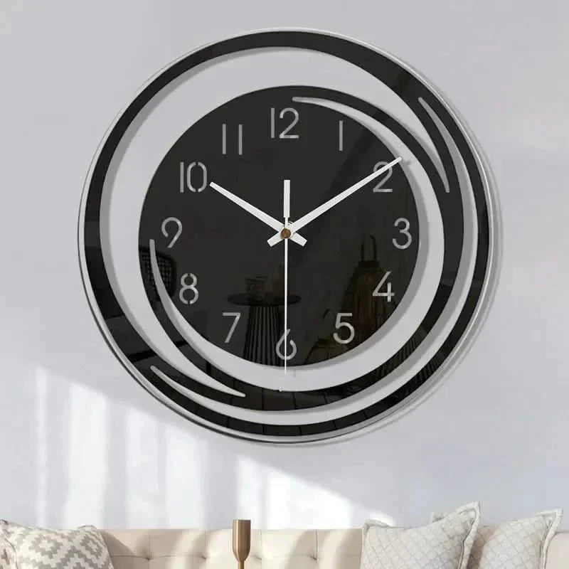 Serenity Wall Clock: Minimalist Acrylic Elegance
