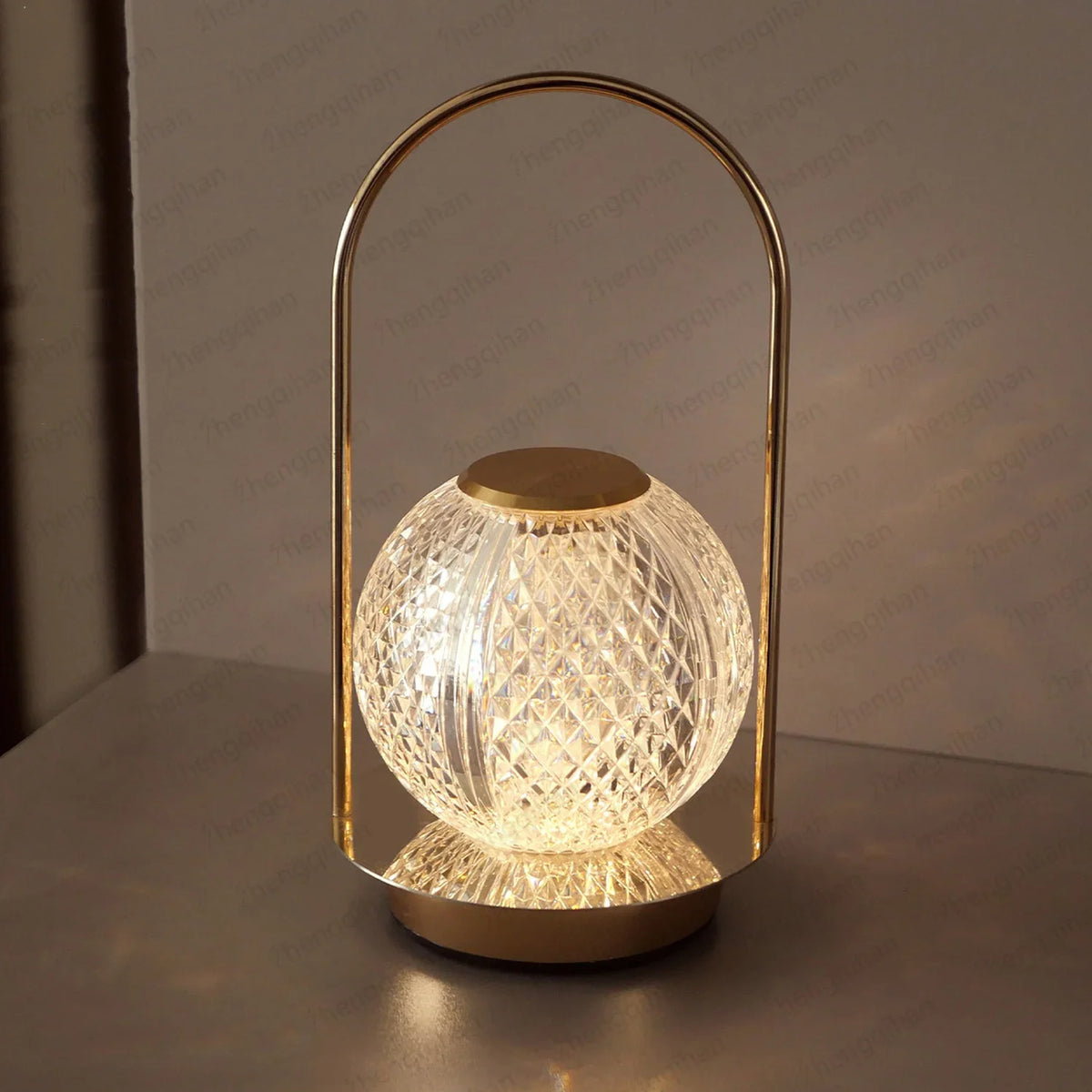 Rechargeable Touch-Control LED Crystal Lamp for Any Space