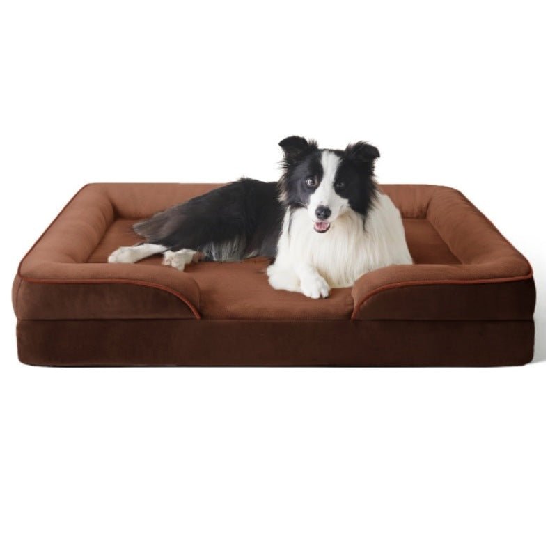 PawHaven Orthopedic Pet Bed with Washable Velvet Cover