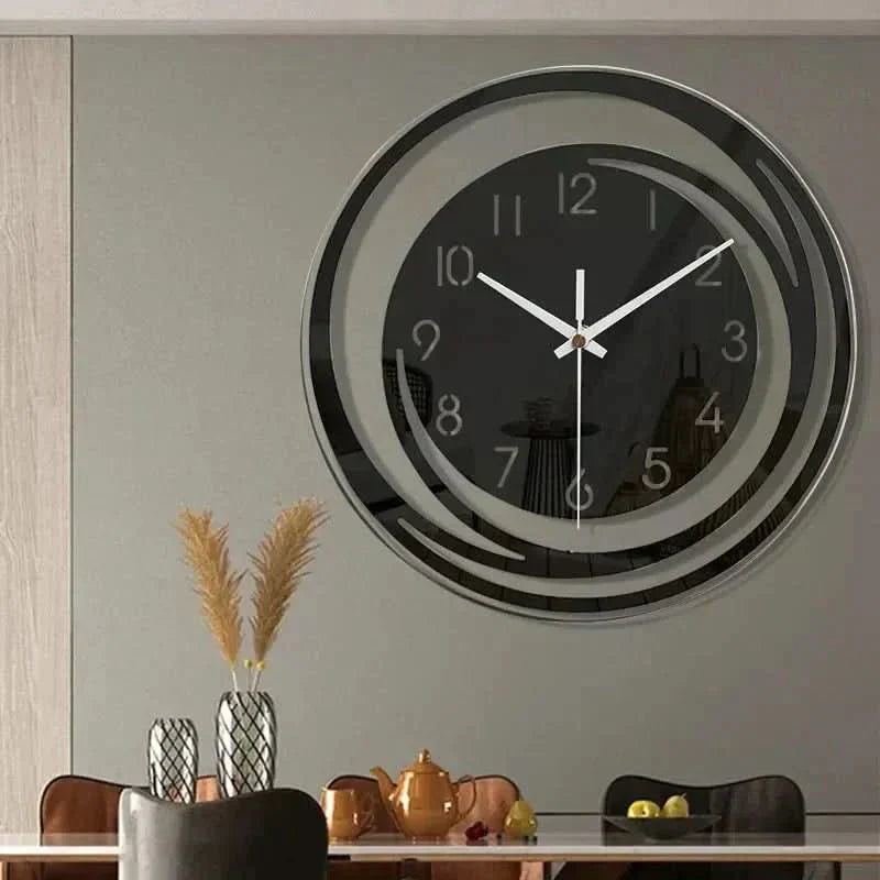 Serenity Wall Clock: Minimalist Acrylic Elegance