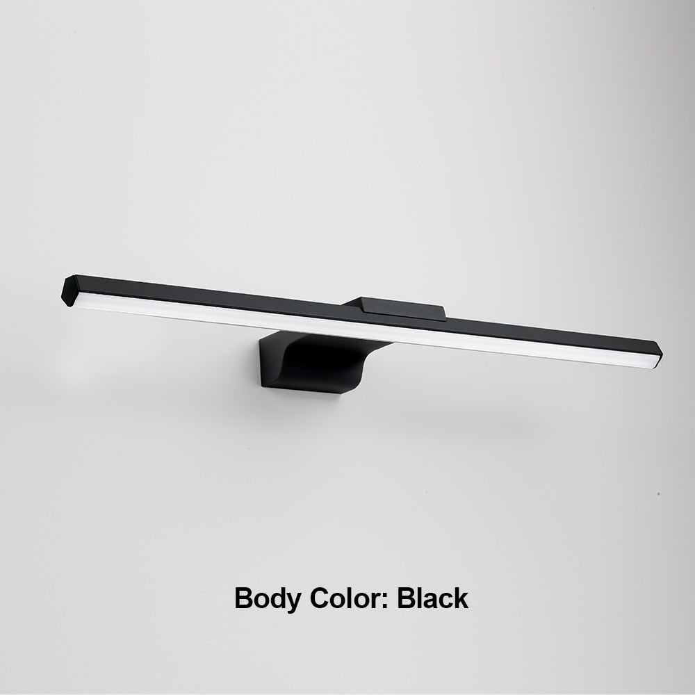 Black Wall Lamp Bathroom