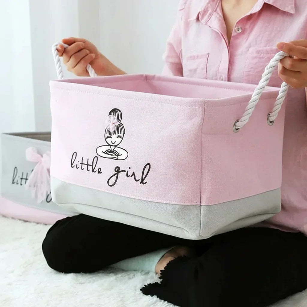 SmartFold Collapsible Storage Bin for Kids' Room Organization