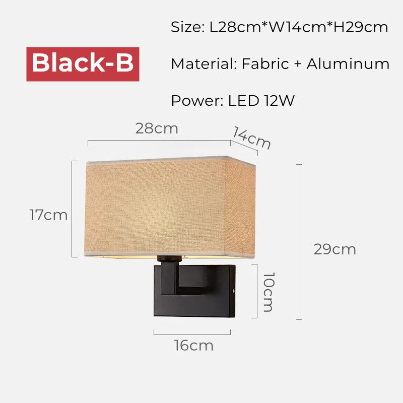 Taavita Wall Lamp with Reading Light