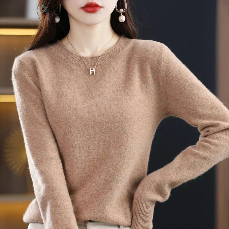 LuxeCashmere Women's Pure Merino Wool Sweater Collection