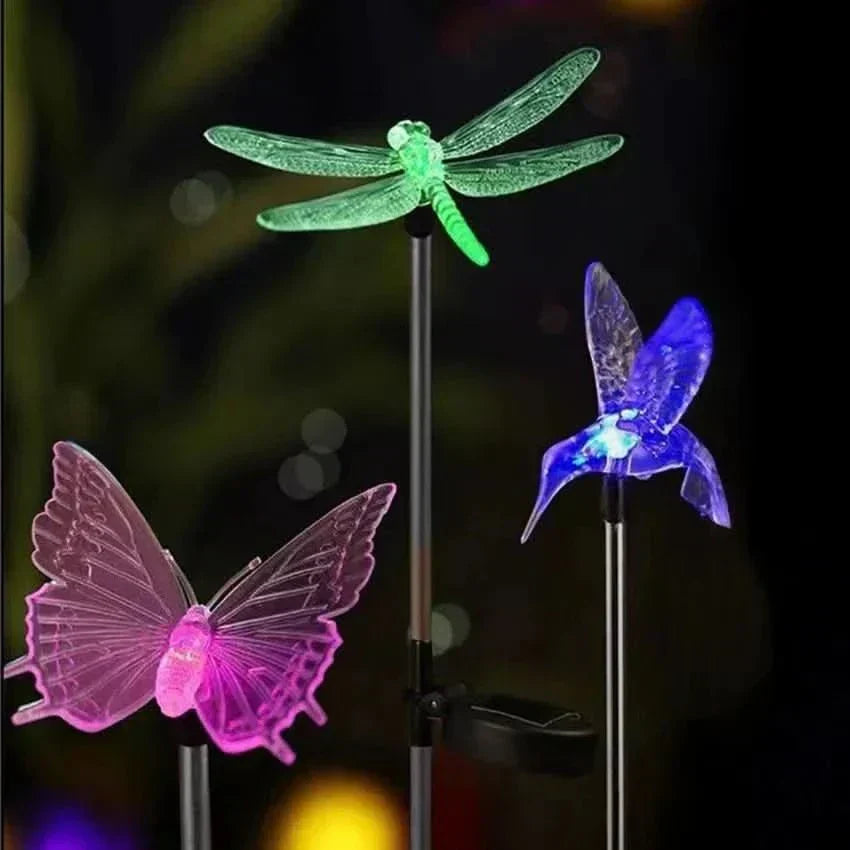SolarBlossom Butterfly Solar Garden Light for Outdoor Elegance