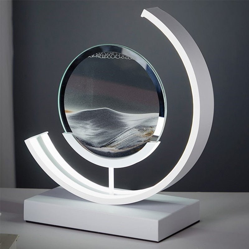 Sandscape Motion LED Table Lamp for Artistic Home Lighting