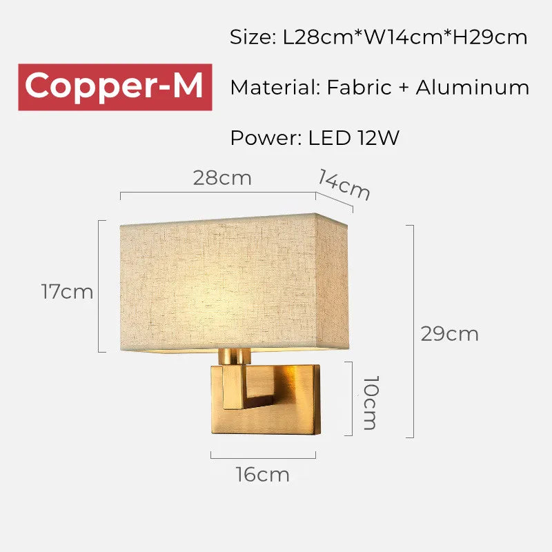Taavita Wall Lamp with Reading Light