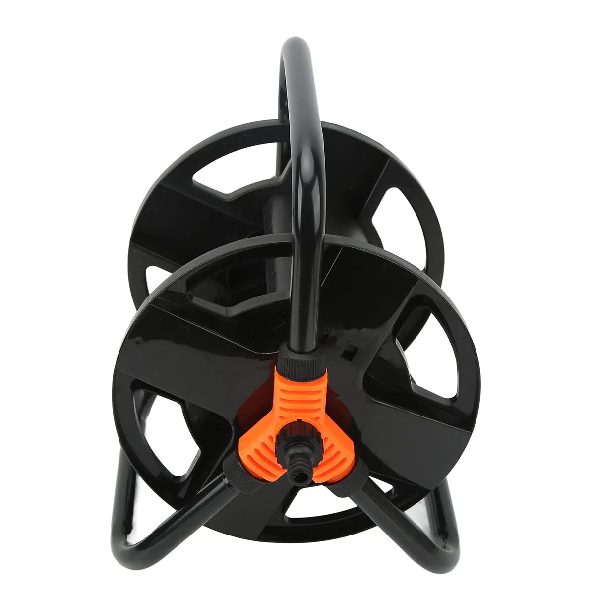 Crank Handle Garden Hose Reel – Compact Storage Solution for Gardens