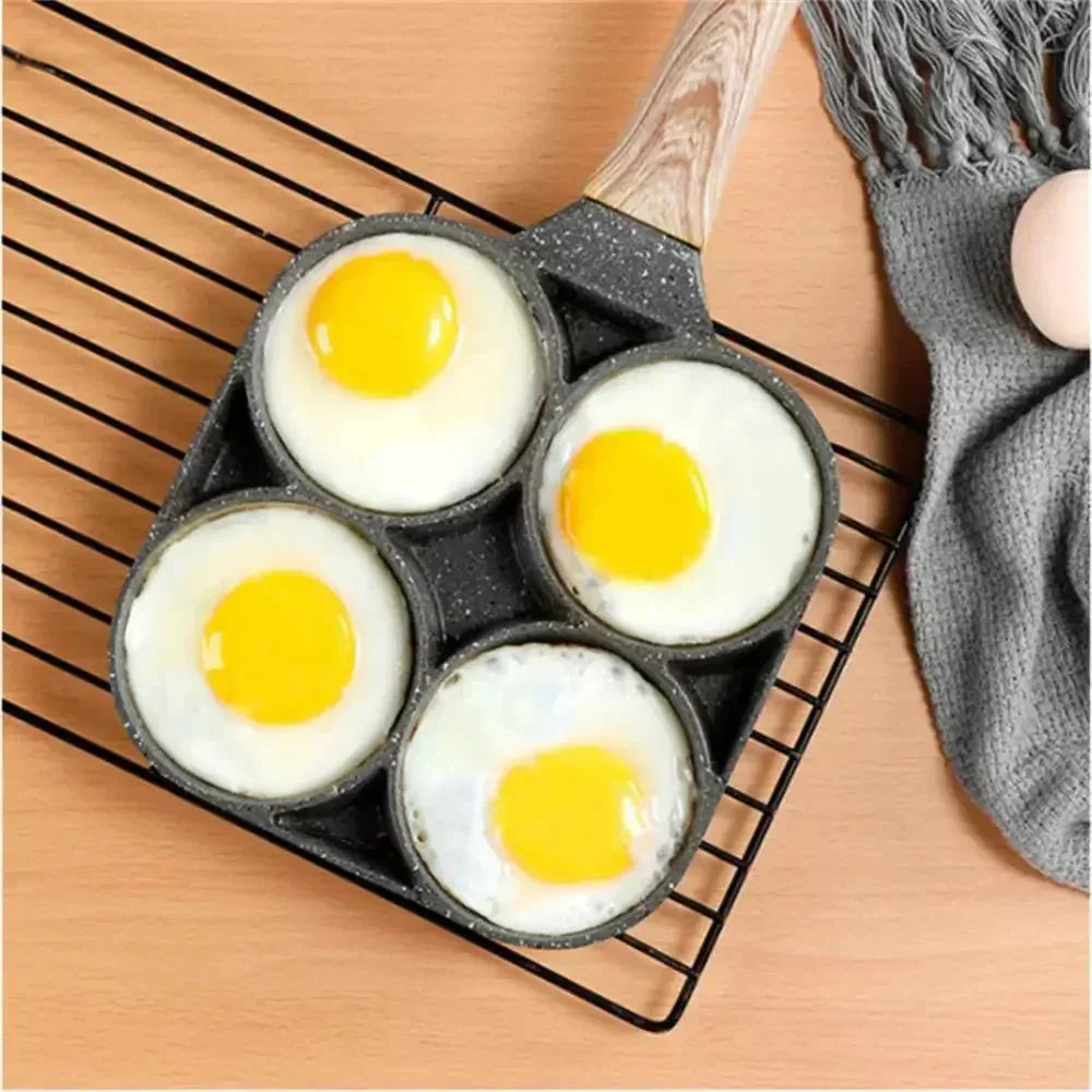 Versatile Nonstick Quadruple Frying Pan for All Your Meals