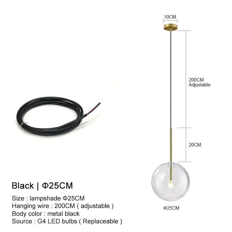 Nordic Glow Glass Pendant Light for Modern Living