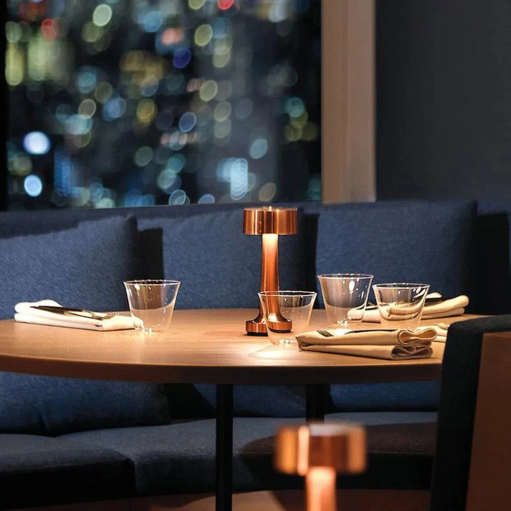 Portable LED Touch Lamp with USB Charging for Stylish Spaces