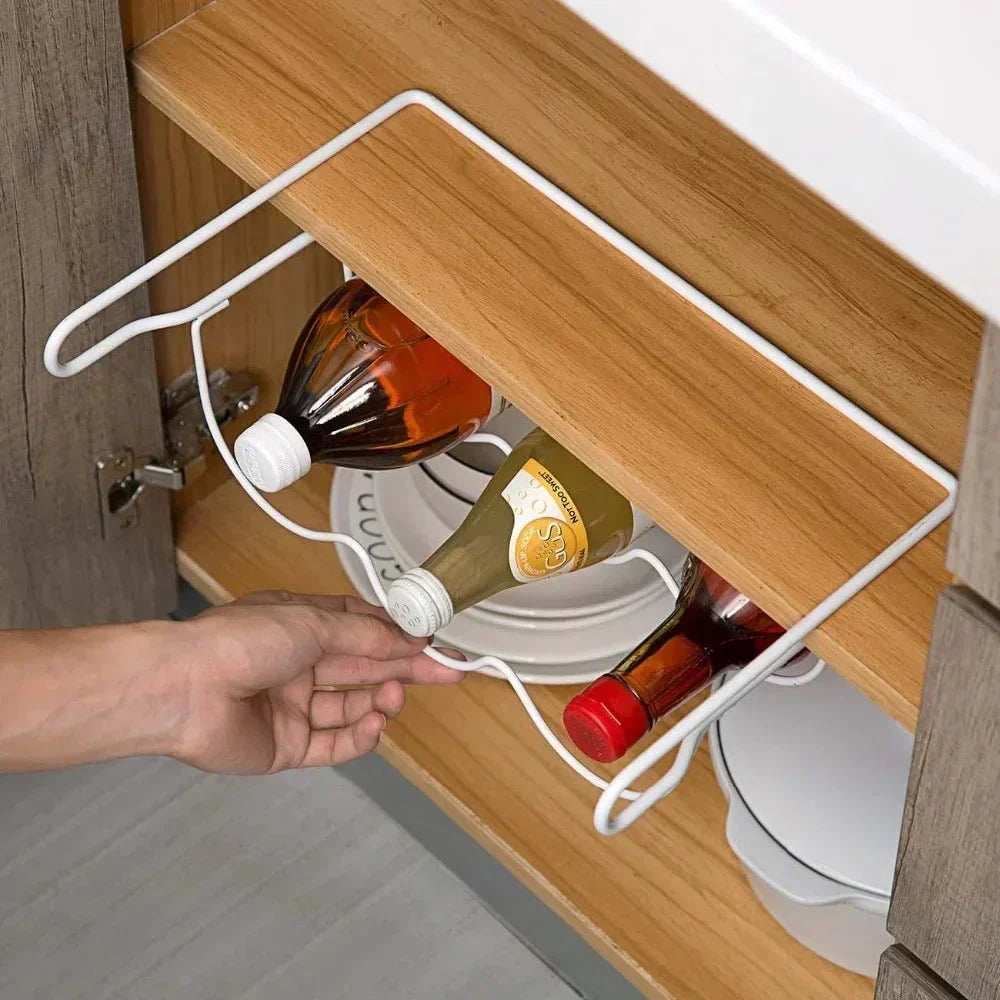 SpaceMax Rolling Bottle Organizer for Fridge & Pantry