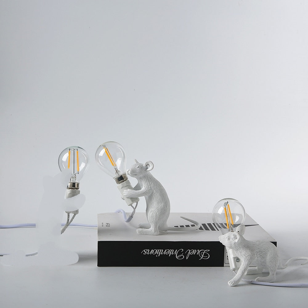 Whimsical Mouse-Inspired Table Lamp for Home Ambiance
