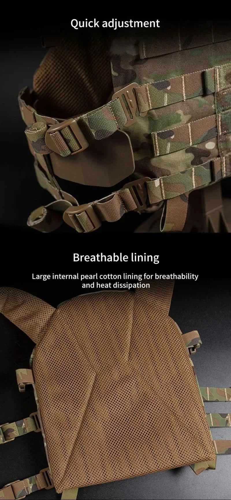 Guardian Tactical Vest with Quick-Release and Modular Design