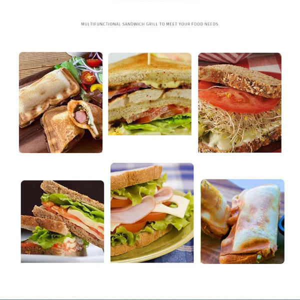 Non-Stick Sandwich Maker - Double-Sided Cooking Pan