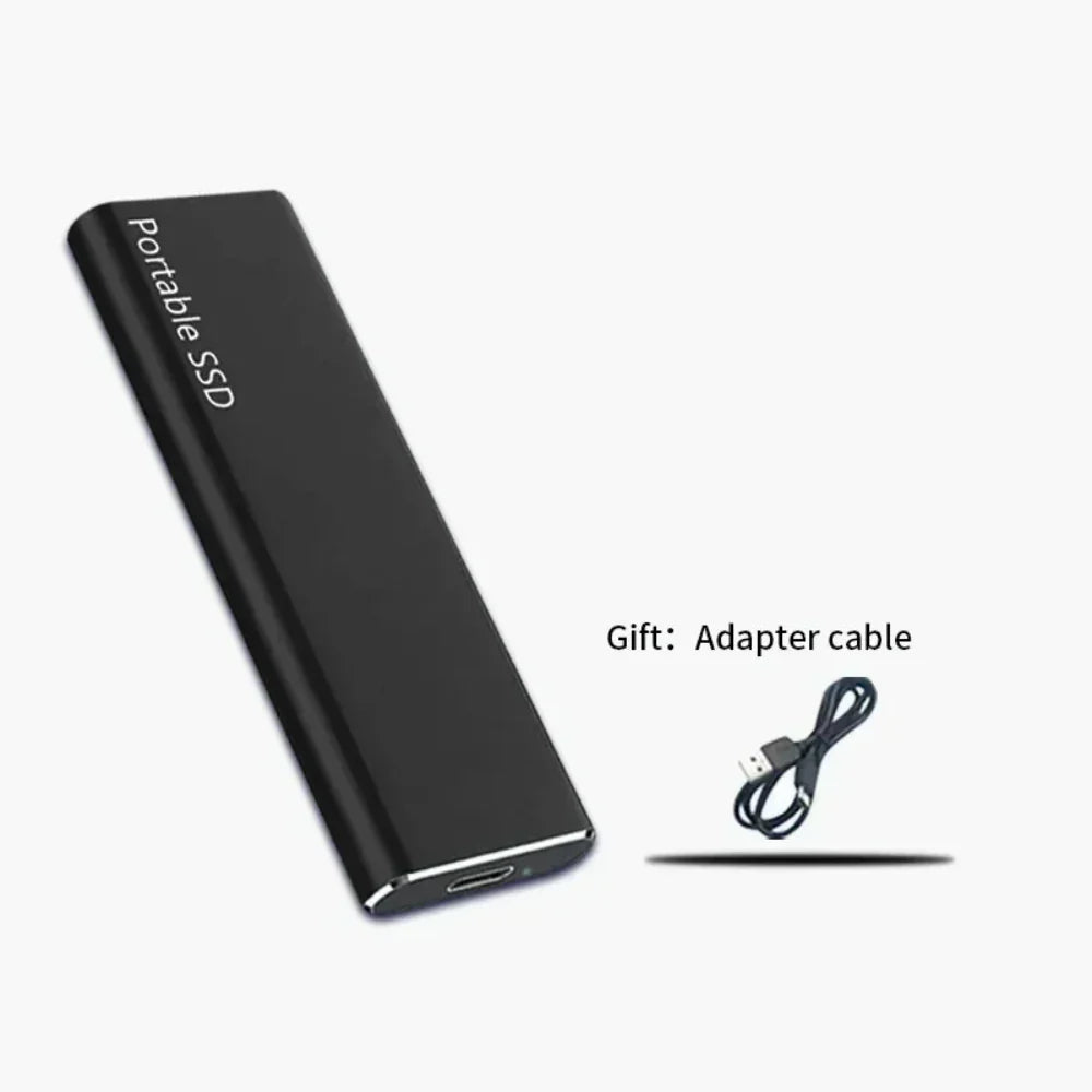 Ultra-Slim Portable SSD with USB 3.2 for Effortless Storage