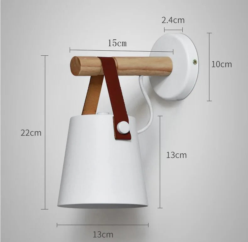 Taavita Wall Lamp Wood White