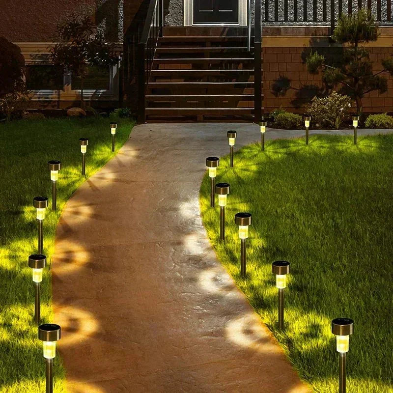 Solar-Powered Outdoor LED Lantern with Smart Light Sensor