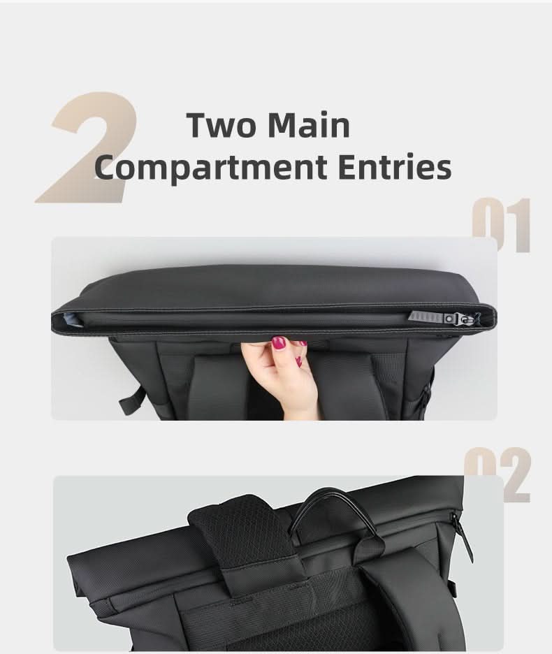 ExpandaPack Versatile Outdoor Backpack with Laptop Sleeve