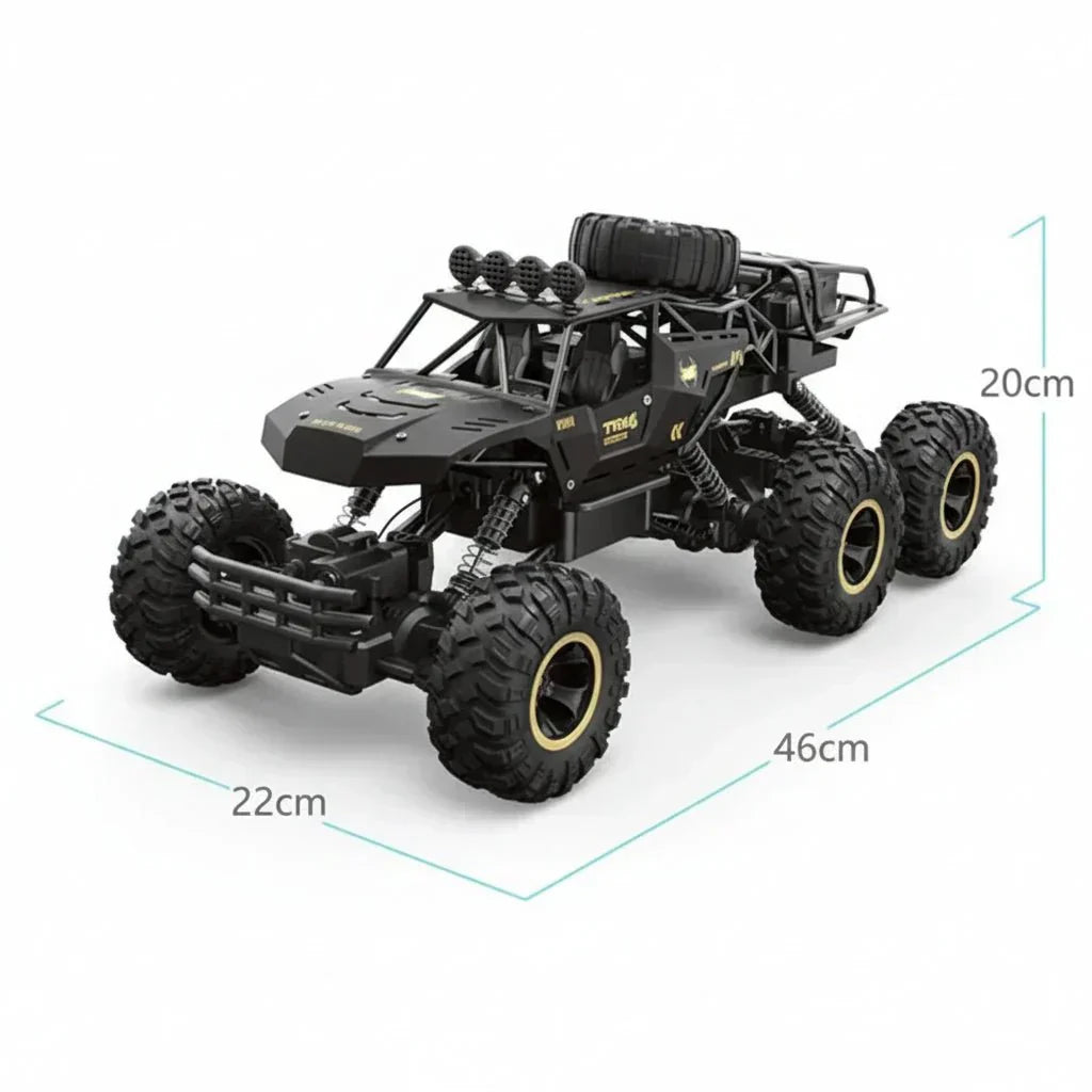 RuggedExplorer 6WD Remote-Controlled Off-Road Truck for Thrilling Adventures