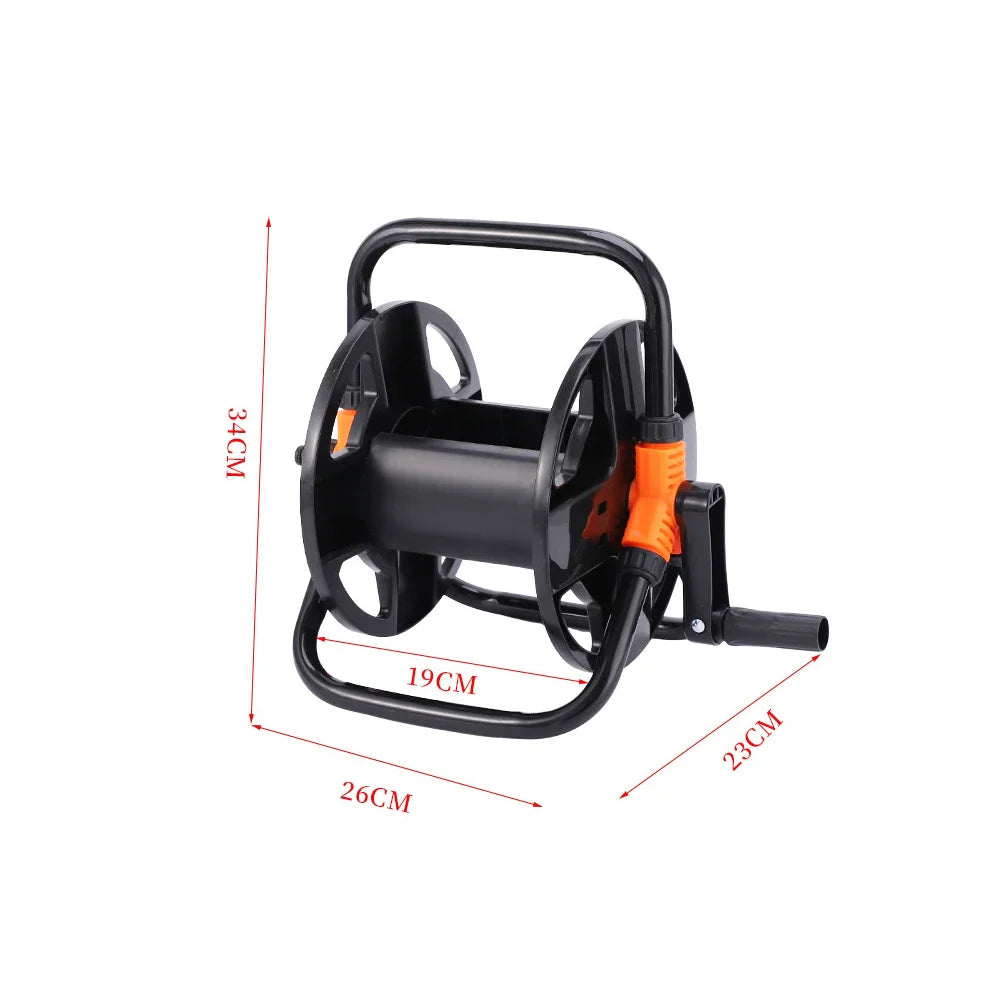 Crank Handle Garden Hose Reel – Compact Storage Solution for Gardens