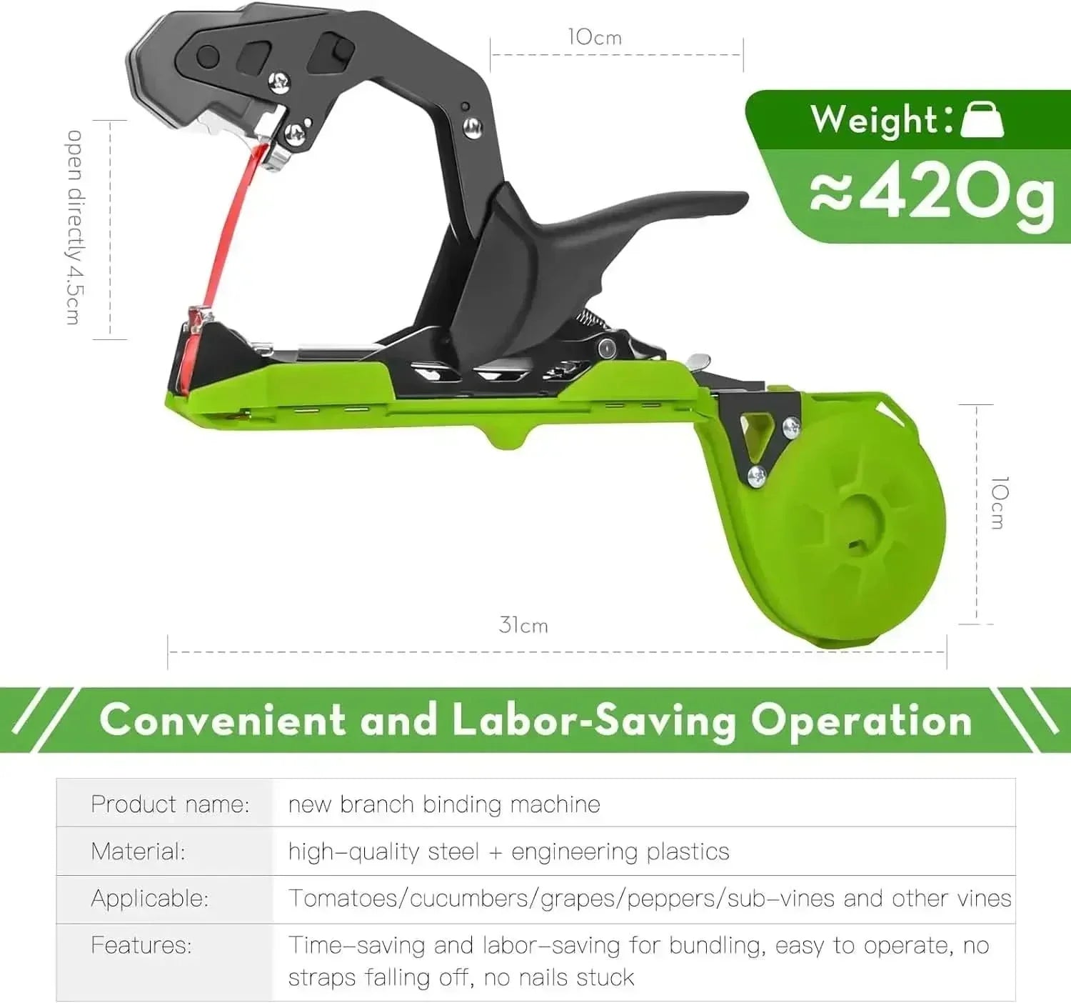GardenPro Tying Tool: Effortless Plant Support Solution