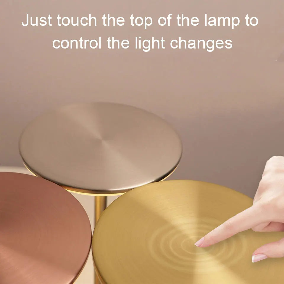 Smart Touch LED Table Light - Rechargeable & Portable Night Lamp