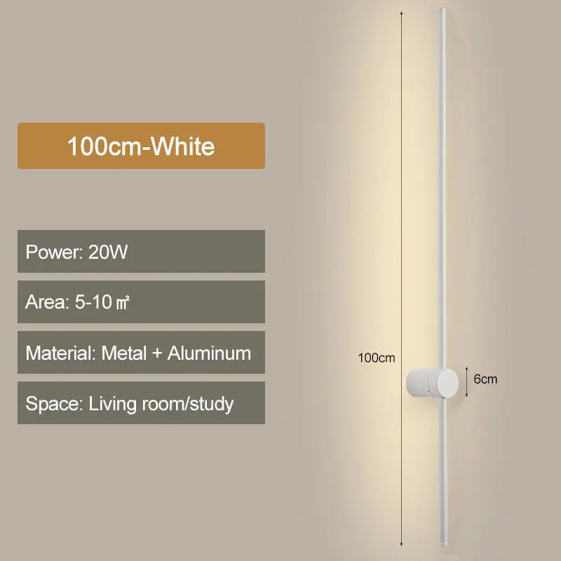Taavita Wall Lamp Rod Black - Elegant Design for Your Home