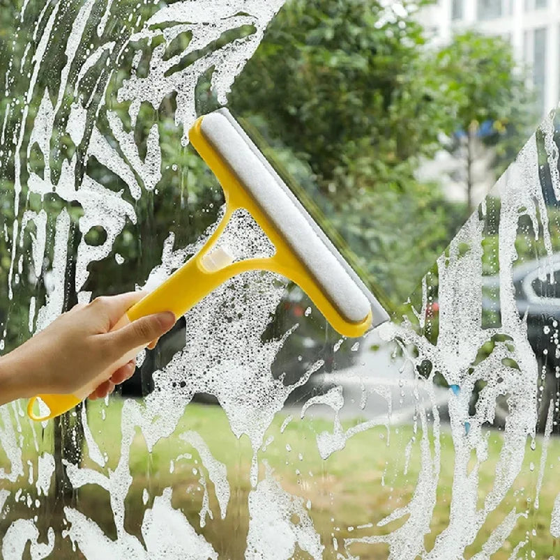 Set of 2 Streak-Free Window Squeegees with Spray Bottles
