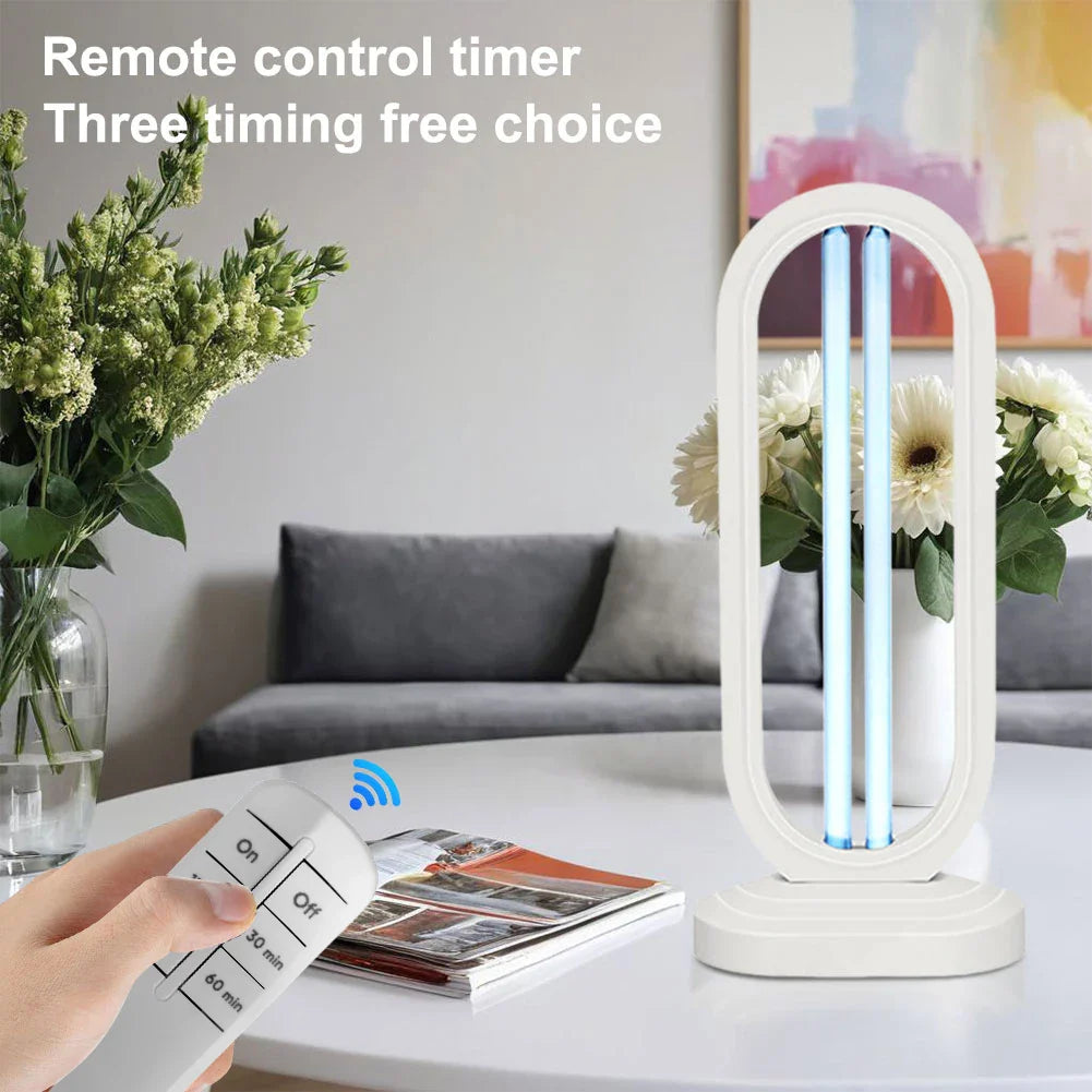 Smart UV Sanitizing Lamp with Remote & Timer for Home Use