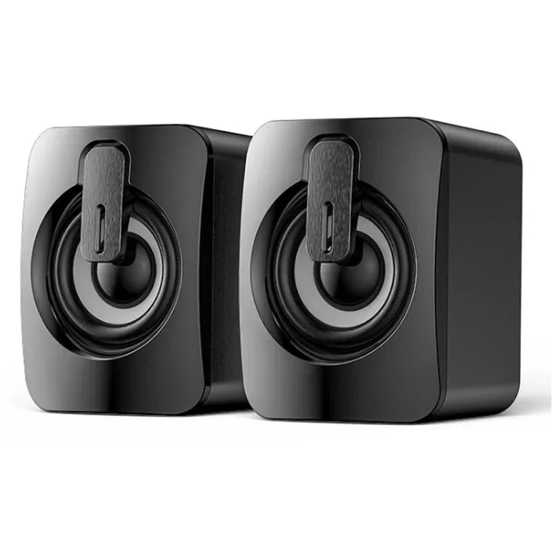 Compact Desktop Sound System with Built-In Microphone