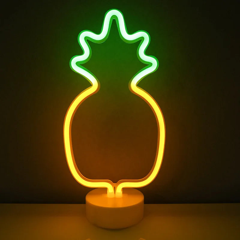 Charming LED Table Lamp with USB & Battery Options for Any Space