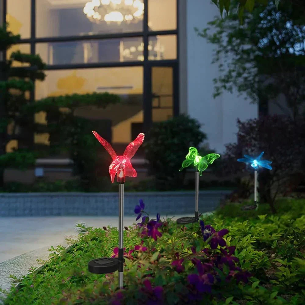 SolarBlossom Butterfly Solar Garden Light for Outdoor Elegance